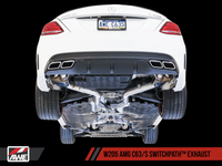 AWE Tuning Mercedes-Benz W205 AMG C63/S Sedan SwitchPath Exhaust System - for Non-DPE Cars - Mammoth Racing -
