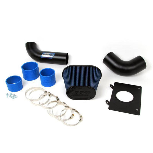 BBK 86-93 Mustang 5.0 Cold Air Intake Kit - Fenderwell Style - Blackout Finish - Mammoth Racing -