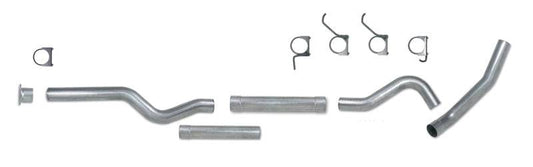 Diamond Eye KIT 4in CB SGL MFLR RPLCMENT PIPE SS 01-05 CHEVY/GMC 6.6L 2500/3500 - Mammoth Racing -