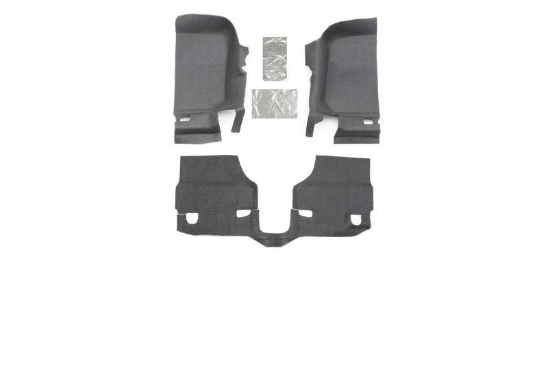 BedRug 11-16 Jeep JK 2Dr Front 3pc BedTred Floor Kit (Incl Heat Shields) - Mammoth Racing -