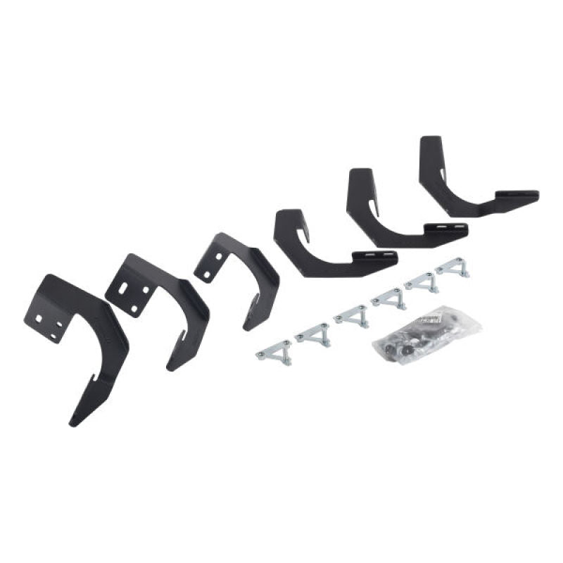 Go Rhino 05-22 Toyota Tacoma DC 4DR Mounting Brackets (V-Series V3/rb10 Slim/RB20 Slim) - Tex. Blk - Mammoth Racing -