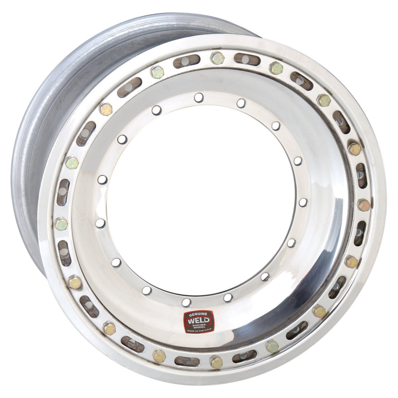 Weld Sprint Direct Mount 15x10 / 5x9.75 BP / 6inch PS Polished Assembly - Beadlock - Mammoth Racing -
