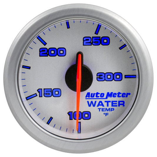 Autometer Airdrive 2-1/6in Water Temperature Gauge 100-300 Degrees F - Silver - My Store