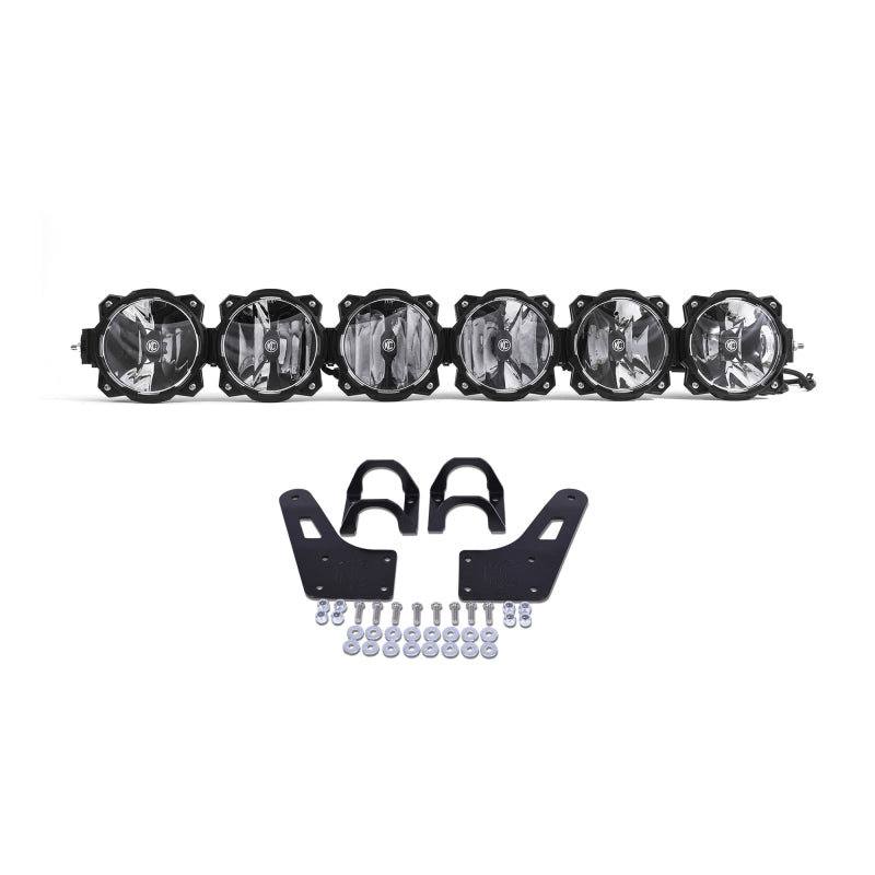KC HiLiTES Yamaha Yxz1000r 39in. Pro6 Gravity LED 6-Light 120w Combo Beam Overhead Light Bar System - Mammoth Racing -