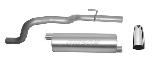 Gibson 02-04 Jeep Grand Cherokee Laredo 4.0l 2.5in Cat-Back Single Exhaust - Stainless - Mammoth Racing -