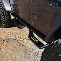Westin 18-22 Jeep Wrangler JL Unlimited Outlaw Nerf Step Bars - Mammoth Racing -