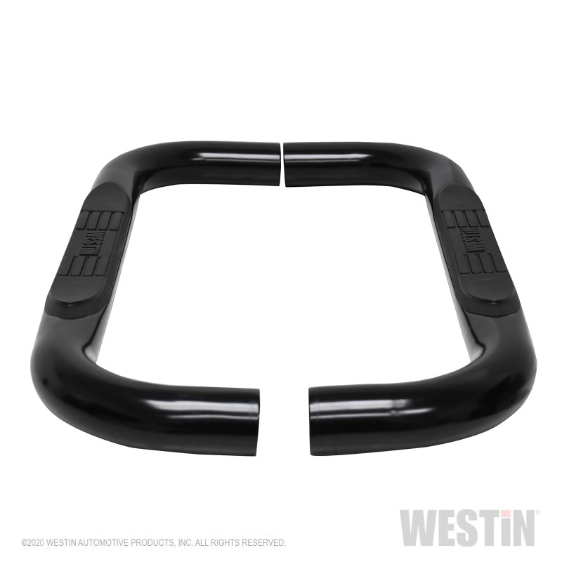 Westin 19-20 Chevy/GMC Silverado/Sierra 1500 Regular Cab E-Series 3 Nerf Step Bars - Black - Mammoth Racing -