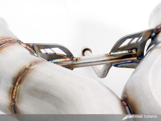 AWE Tuning McLaren MP4-12C Performance Exhaust - Machined Tips - Mammoth Racing -