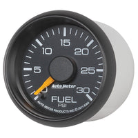 Autometer Factory Match Chevy 2-1/16in FSE 0-30 PSI Fuel Pressure Gauge - My Store