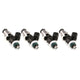 Injector Dynamics 2600-xds Injectors - 48mm Length - 14mm Top - 14mm Lower O-Ring R35 (Set of 4) - Mammoth Racing -