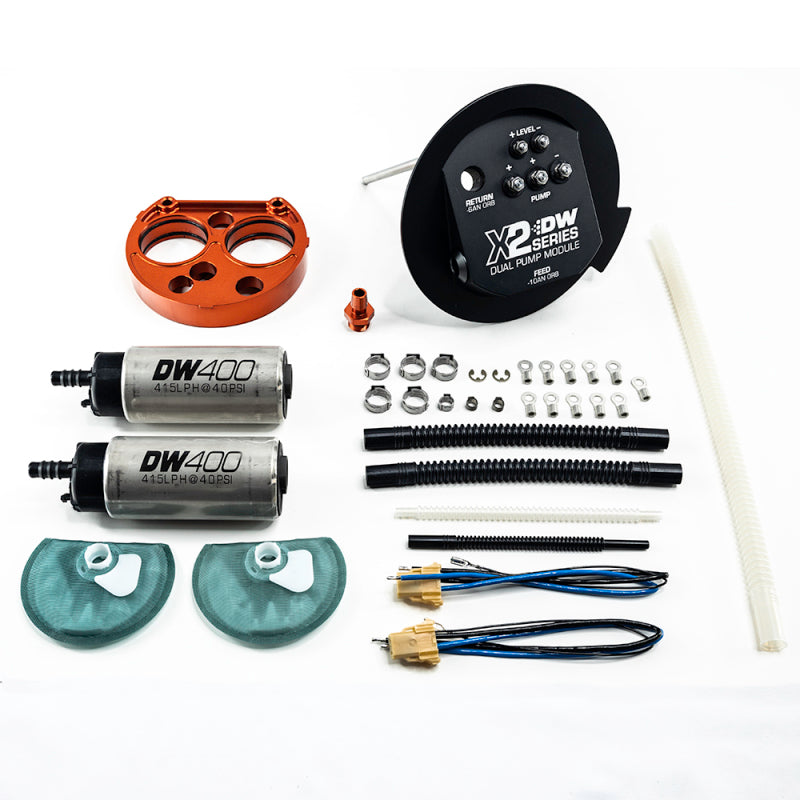 DeatschWerks 11-19 Ford Mustang X2 Series Fuel Pump Module w/Dual DW400 Pumps - Mammoth Racing -