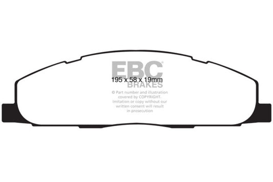 EBC 09-11 Dodge Ram 2500 Pick-up 5.7 2WD/4WD Greenstuff Rear Brake Pads - My Store