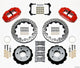 Wilwood Narrow Superlite 4R Rear Kit 12.88in Drilled Red 84-87 Corvette C4 - Mammoth Racing -
