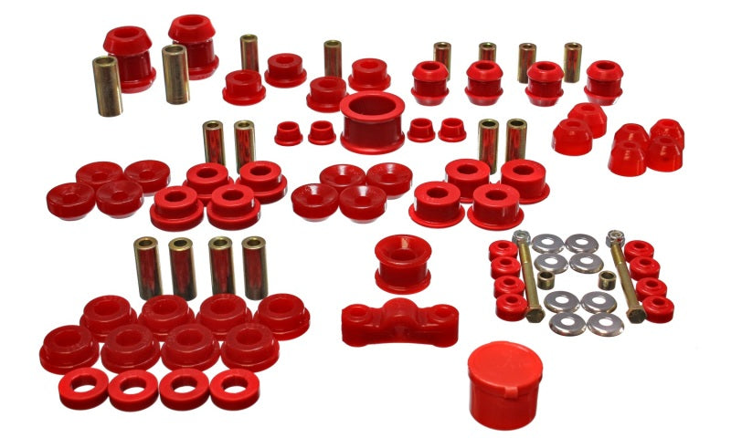 Energy Suspension 94-01 Acura Integra (except Type R) Red Hyper-Flex Master Bushing Set - My Store