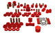 Energy Suspension 94-01 Acura Integra (except Type R) Red Hyper-Flex Master Bushing Set - My Store