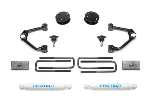 Fabtech 19-21 GM C/k1500 P/U 3in Budget Sys w/Perf Shks - My Store