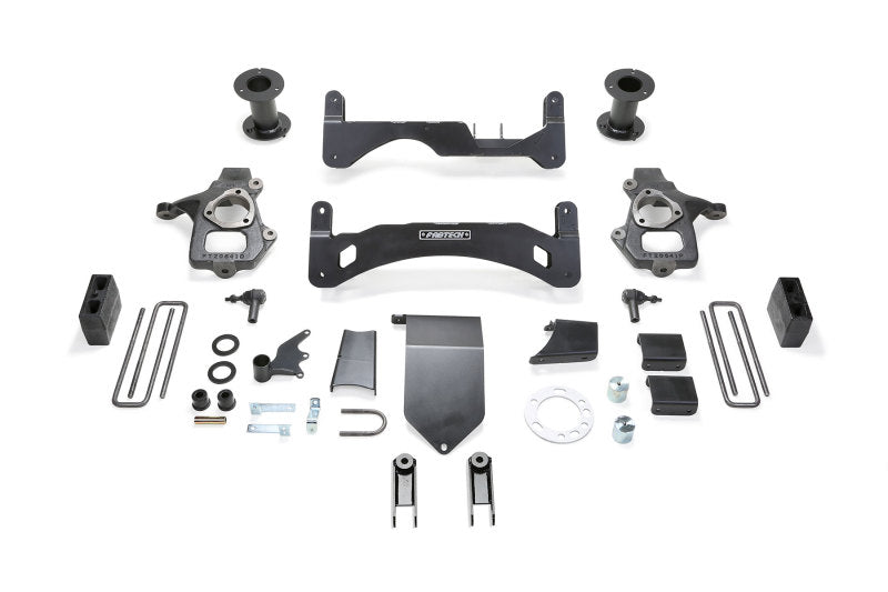 Fabtech 14-18 GM K1500 P/U Denali w/oE Alm Or Stmp Stl UCA 6in Basic Sys G2 w/Magneride - My Store