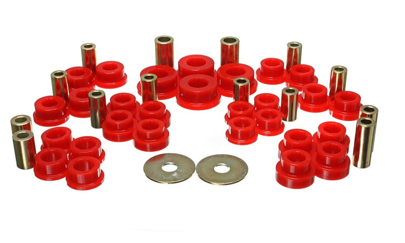 Energy Suspension Subaru 08-12 Impreza/08-14 WRX Red Rear Control Arm Bushing Set - Mammoth Racing -