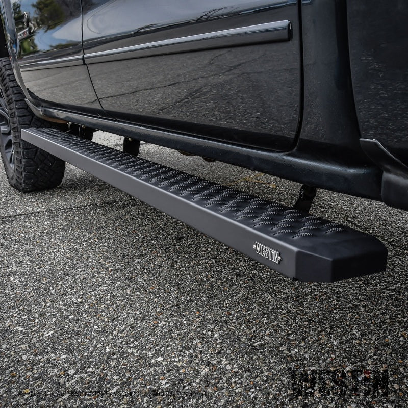 Westin Grate Steps Running Boards 86 in - Textured Black - Mammoth Racing -