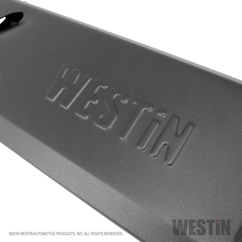 Westin 2019 Chevrolet Silverado/Sierra 1500 Crew Cab Thrasher Running Boards - Textured Black - Mammoth Racing -