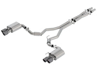 Borla 2018 Ford Mustang GT 5.0L AT/MT 3in S-Type Catback Exhaust w/ Valves (Carbon Fiber Black Tip) - My Store