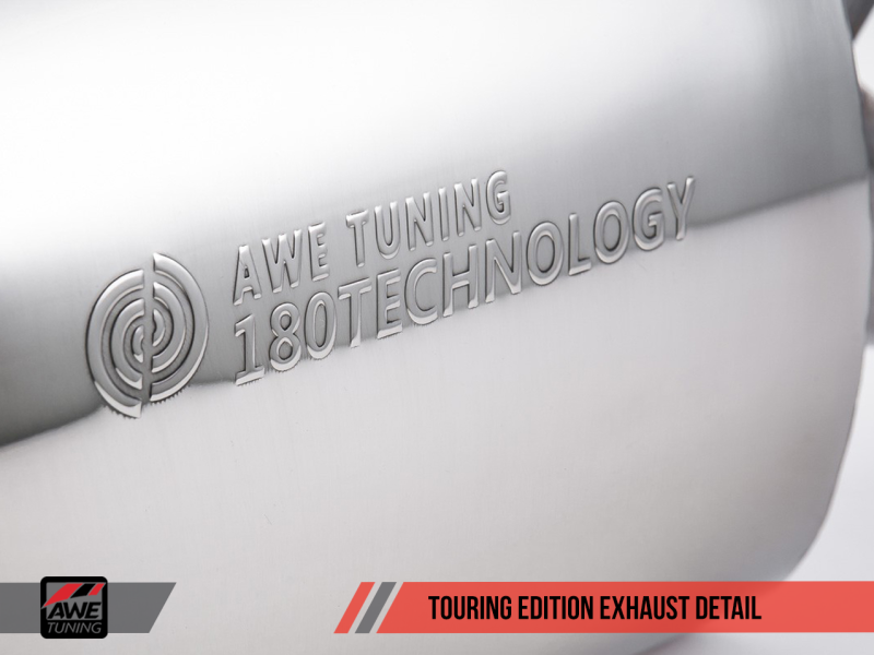 AWE Tuning Mk5 Jetta 2.0T - GLI Touring Edition Exhaust - Polished Silver Tips - Mammoth Racing -