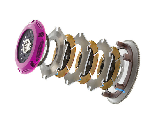 Exedy 2008-2015 Mitsubishi Lancer Evolution GSR L4 Hyper Triple Cerametallic Clutch Rigid Disc - Mammoth Racing -