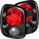 ANZO 1999-2004 Chevrolet Silverado Taillights Black - My Store
