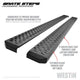 Westin Grate Steps Running Boards 90 in - Textured Black - Mammoth Racing -