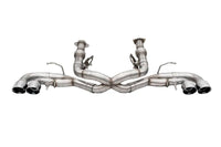 Corsa 2020 Corvette C8 3in Xtreme Cat-Back Exhaust 4.5in Pol Quad Tips - Deletes stock AFM Valve - Mammoth Racing -