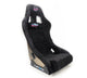 NRG FRP Bucket Seat ULTRA Edition - Medium (Black Alcantara/Gold Glitter Back) - My Store