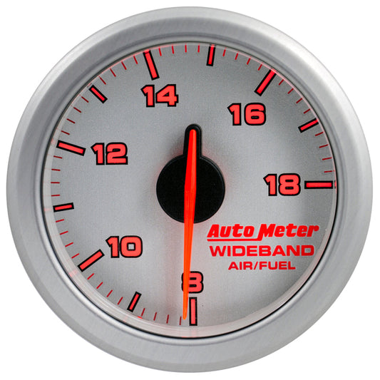 Autometer Airdrive 2-1/6in Wideband Air / Fuel Gauge 10:1-17:1 ARF Range - Silver - My Store