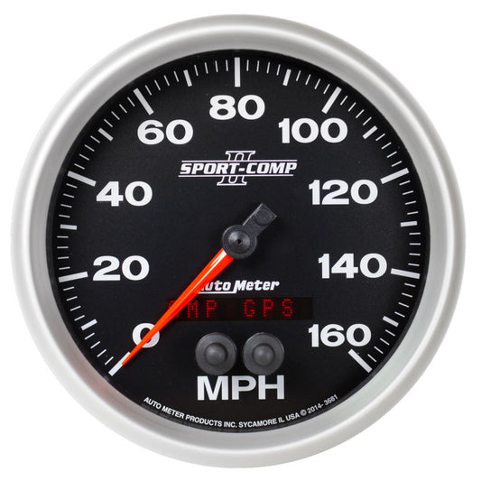 Autometer Sport-Comp II 5in 0-140mph In-Dash Electronic GPS Programmable Speedometer - My Store