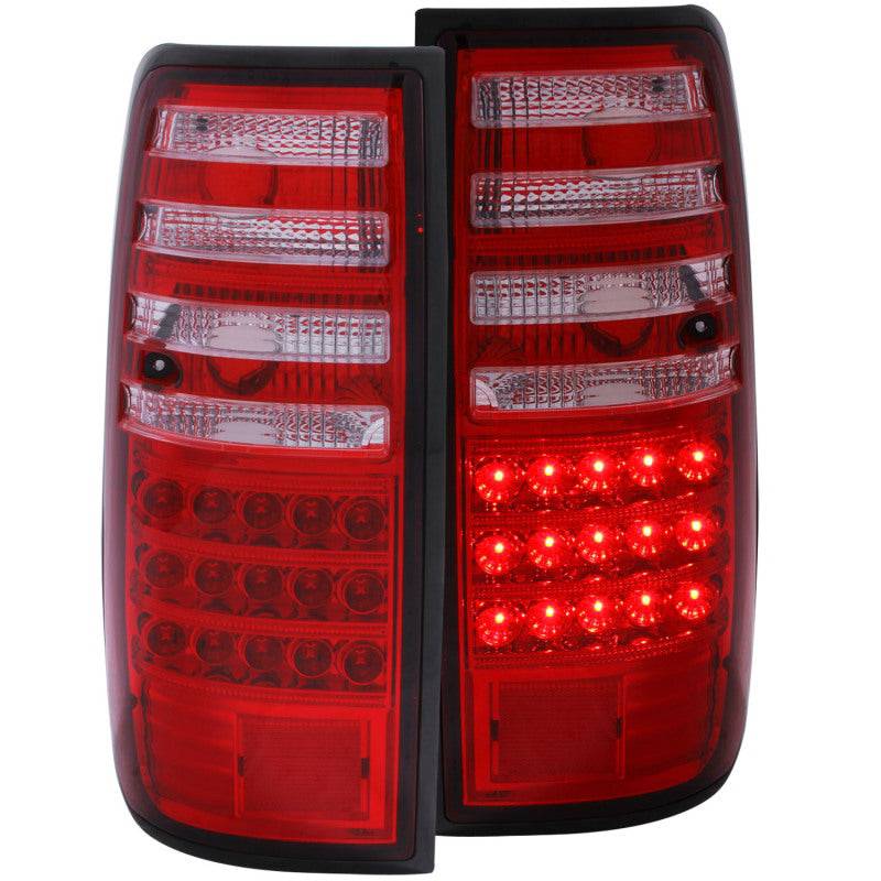 ANZO 1991-1997 Toyota Land Cruiser Fj LED Taillights Red/Clear - My Store
