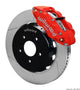 Wilwood Narrow Superlite 6R Dust Seal Front Hub Kit 14.00in Red w/ Lines 04-06 GTO - My Store