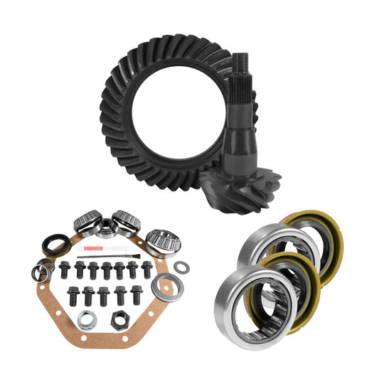 Yukon ZF 9.25in CHY 3.55 Rear Ring & Pinion Install Kit Axle Bearings and Seal - My Store