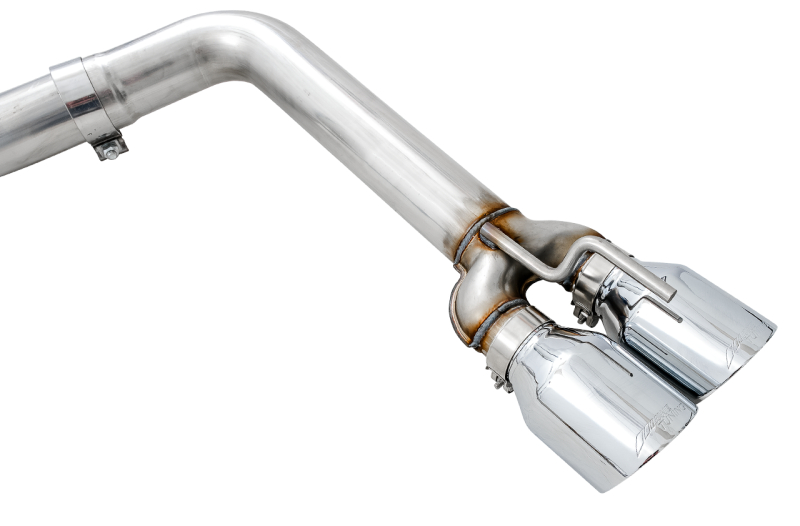 AWE Tuning 2017+ Dodge Challenger 5.7L Track Edition Exhaust - Chrome Silver Quad Tips - Mammoth Racing -