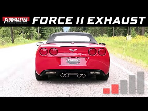 Flowmaster 817512 Super 60 Series Axle-Back Exhaust System for Chevy Corvette 6.0l, V8 Engine