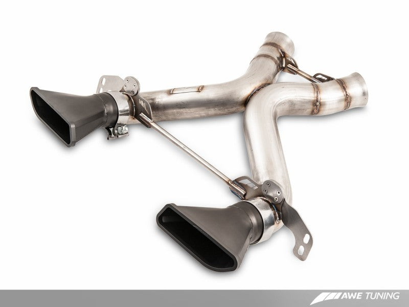 AWE Tuning McLaren 650S Performance Exhaust - Machined Tips - Mammoth Racing -