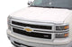 AVS 14-15 Chevy Silverado 1500 Aeroskin Low Profile Hood Shield - Chrome - Mammoth Racing -