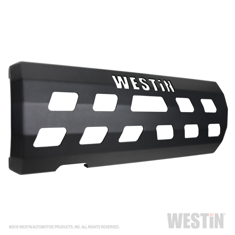 Westin 18-22 Jeep Wrangler JL (Excl. 4xe) Muffler Skid Plate - Tex. Blk - Mammoth Racing -