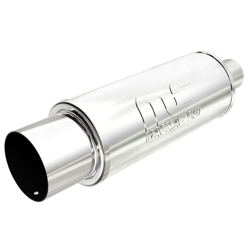 MagnaFlow Muffler W/Tip Mag SS 14x5x5-2.25/4. - Mammoth Racing -