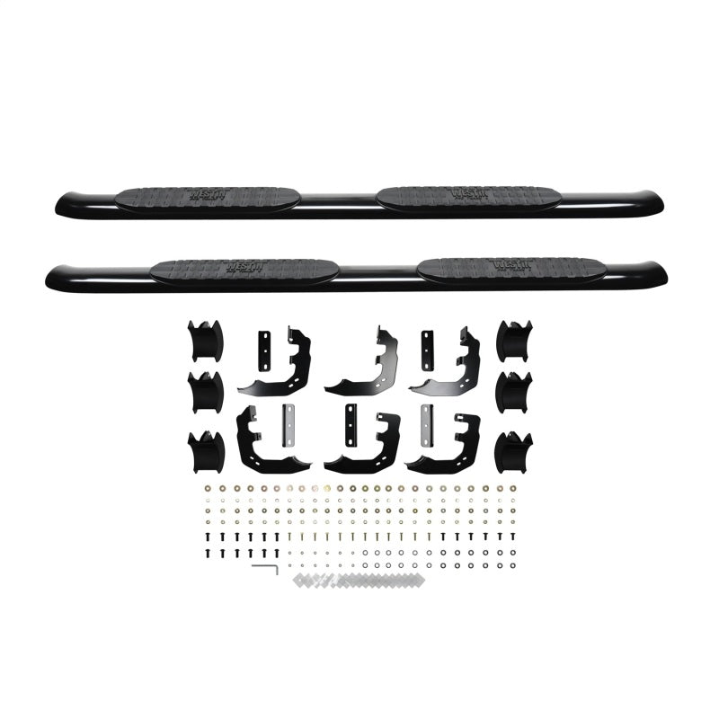 Westin 19-20 Ram 1500 Quad Cab (Excludes Ram 1500 Classic) PRO TRAXX 4 Oval Nerf Step Bars - Black - Mammoth Racing -