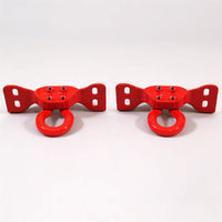 Ford Racing 17-22 Super Duty Tow Hooks - Red (Pair) - Mammoth Racing -