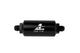 Aeromotive In-Line Filter - AN-08 size Male - 10 Micron Microglass Element - Bright-Dip Black - My Store