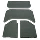 DEI 07-10 Jeep Wrangler JK 4-Door Headliner Black 4 Piece - Mammoth Racing -