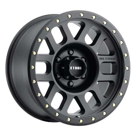 Method Mr309 Grid 17x8.5 0mm Offset 6x135 94mm CB Matte Black Wheel - Mammoth Racing -