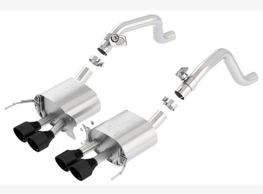 Borla 14-17 C7 Corvette Stingray Axle-Back ATAK Exhaust 2.75in to Muffler Dual 2.0in Out 4.25in Tip - My Store