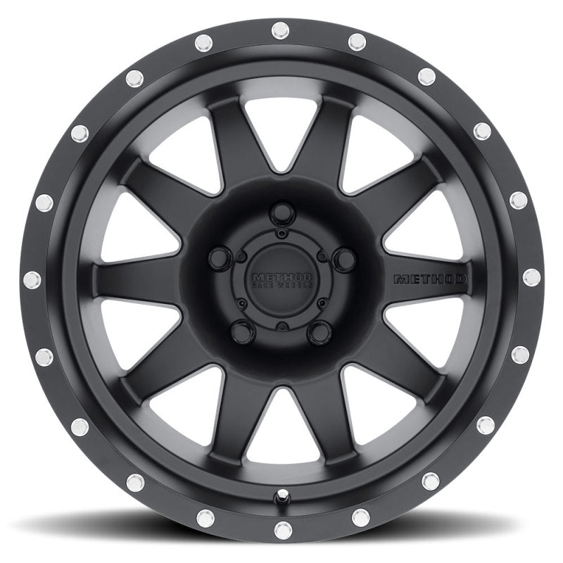 Method Mr301 The Standard 17x9 -12mm Offset 5x4.5 83mm CB Matte Black Wheel - Mammoth Racing -