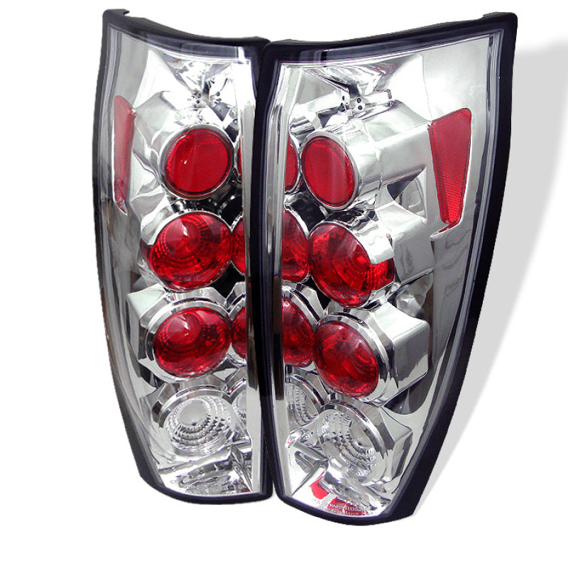 Spyder Chevy Avalanche 02-06 Euro Style Tail Lights Chrome ALT-YD-CAV04-C - Mammoth Racing -
